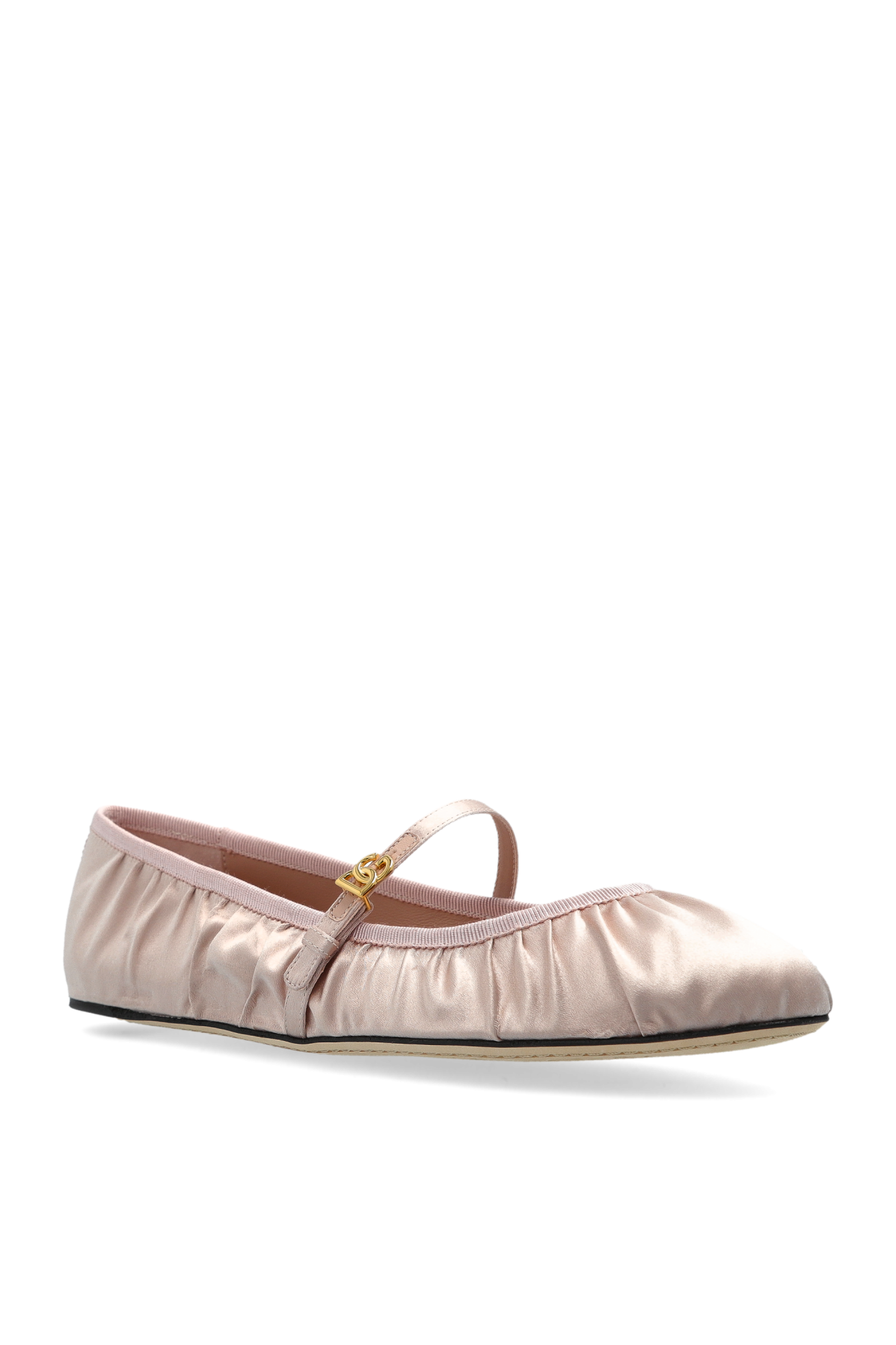 Pink Satin Ballet Flats Dolce & Gabbana - Vitkac Italy